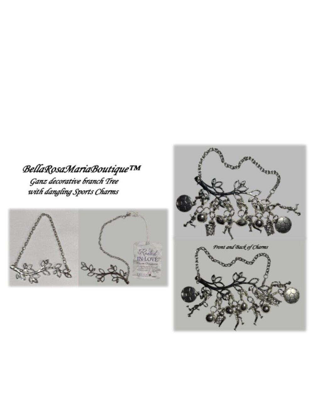 BellaRosaMariaBoutique™ - “Handmade Exclusive” Sports Charm Décor Shadow Box - Picture 6 of 12